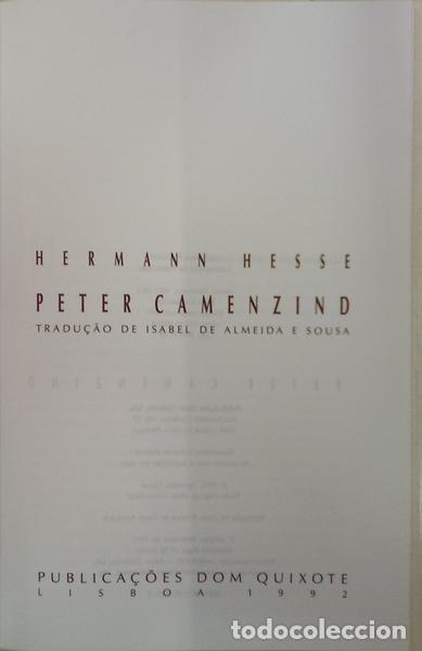 Libros: HESSE. (Hermann) - PETER CAMENZIND. [1.&ordf; EDI&Ccedil;&Atilde;O] - Foto 2