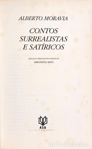 Libros: MORAVIA. (Alberto) - CONTOS SURREALISTAS E SAT&Iacute;RICOS. - Foto 2