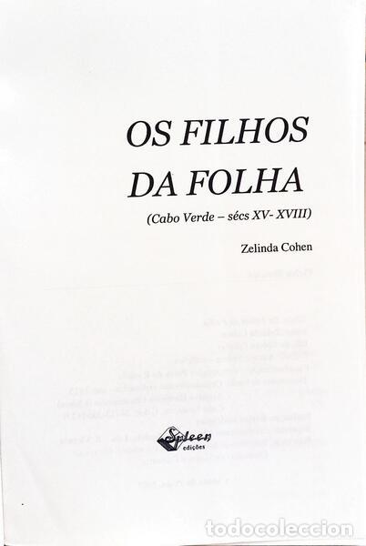 Libros: COHEN. (Zelinda) - OS FILHOS DA FOLHA. - Foto 2