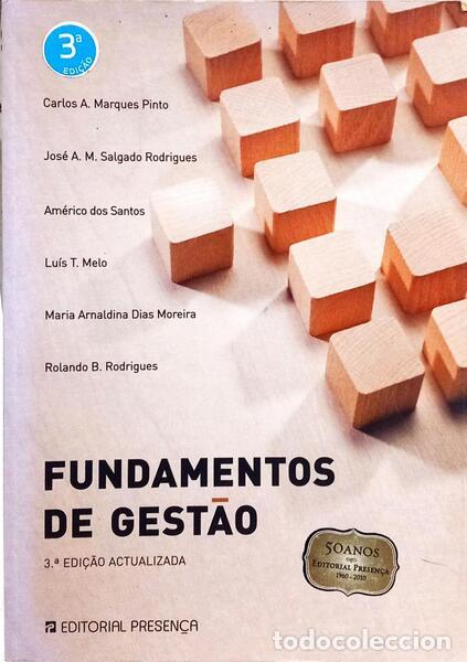 Libri di seconda mano: MARQUES PINTO. (Carlos A.) et al. - FUNDAMENTOS DE GEST&Atilde;O. [3.&ordf; EDI&Ccedil;&Atilde;O]