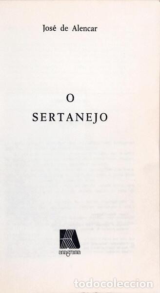 Libros: ALENCAR. (Jos&eacute; de) - O SERTANEJO. - Foto 2
