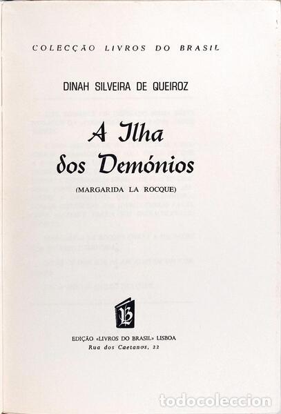 Libros: SILVEIRA DE QUEIROZ. (Dinah) - A ILHA DOS DEM&Oacute;NIOS. - Foto 2