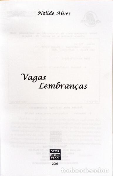 Libros: ALVES. (Neilde) - VAGAS LEMBRAN&Ccedil;AS. - Foto 2