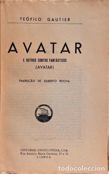 Libros: GAUTIER. (Te&oacute;filo) - AVATAR E OUTROS CONTOS FANT&Aacute;STICOS. - Foto 2