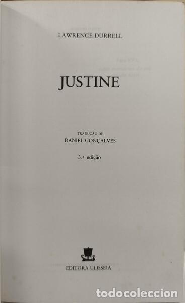 Libros: DURRELL. (Lawrence George) - QUARTETO DE ALEXANDRIA. [4 VOLS.] - Foto 2