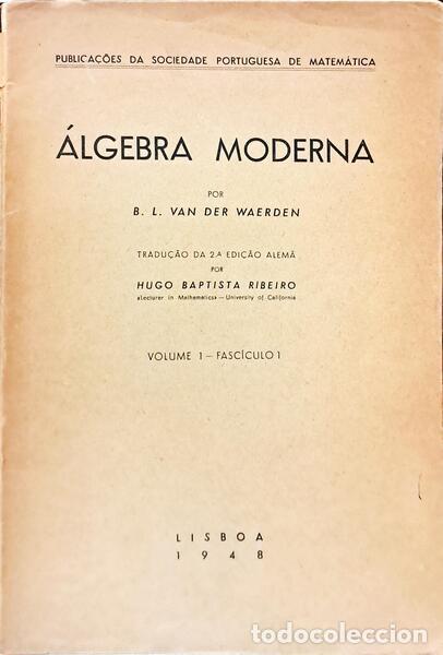Libros: WAERDEN. (B. L. van der) - &Aacute;LGEBRA MODERNA. - Foto 1