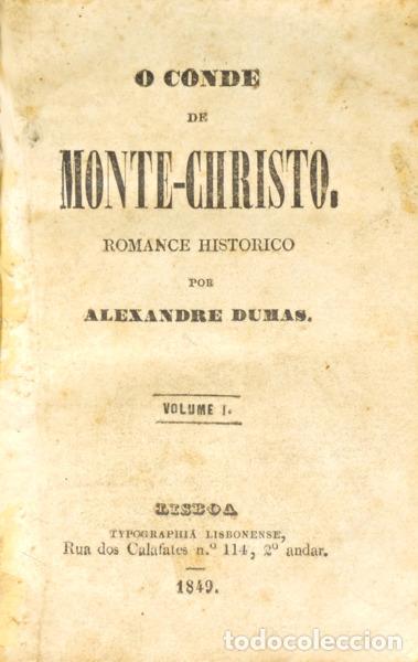 Libros: DUMAS. (Alexandre) - O CONDE DE MONTE-CHRISTO. [COMPLETO] - Foto 1