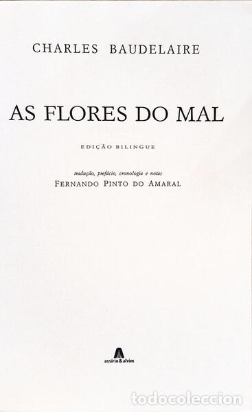 Libros: BAUDELAIRE. (Charles) - AS FLORES DO MAL. [3.&ordf; EDI&Ccedil;&Atilde;O] - Foto 2