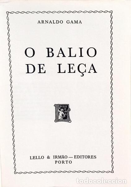 Libros: GAMA. (Arnaldo) - O BALIO DE LE&Ccedil;A. - Foto 2