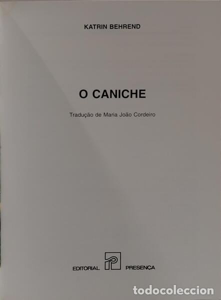 Libros: BEHREND. (Katrin) - O CANICHE. [1.&ordf; EDI&Ccedil;&Atilde;O] - Foto 2
