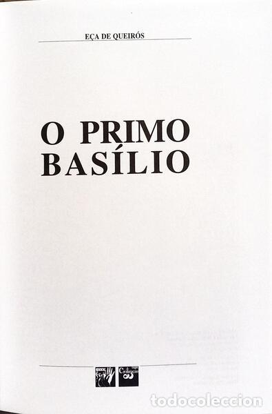 Libros: E&Ccedil;A DE QUEIR&Oacute;S. (Jos&eacute; Maria de) - O PRIMO BAS&Iacute;LIO. - Foto 2