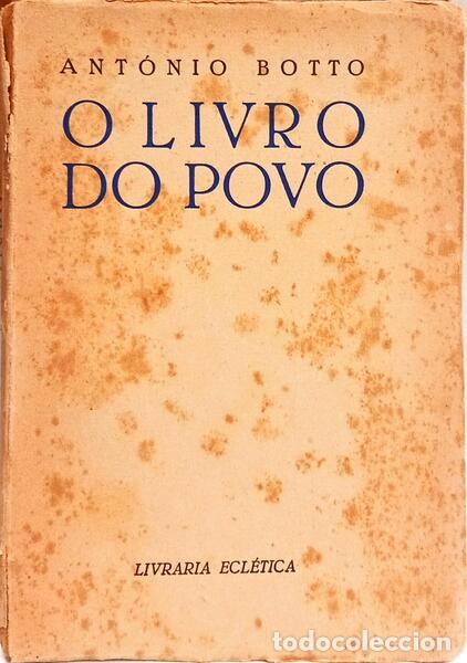Libros: BOTTO. (Ant&oacute;nio) - O LIVRO DO POVO. - Foto 1
