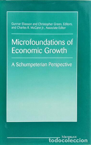 Libros: ELIASSON. (Gunnar) and Christopher Green. - MICROFOUNDATIONS OF ECONOMIC GROWTH. - Foto 1