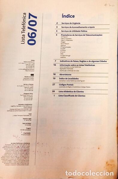 Libros: ALGARVE: LISTA TELEF&Oacute;NICA 06/07. - Foto 2
