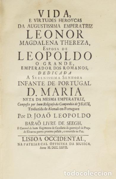 Libros: DINARICH. (Padre Estev&atilde;o) Padre Franz Wagner. - VIDA, E VIRTUDES HEROYCAS DA AUGUSTISSIMA EMPERATRIZ