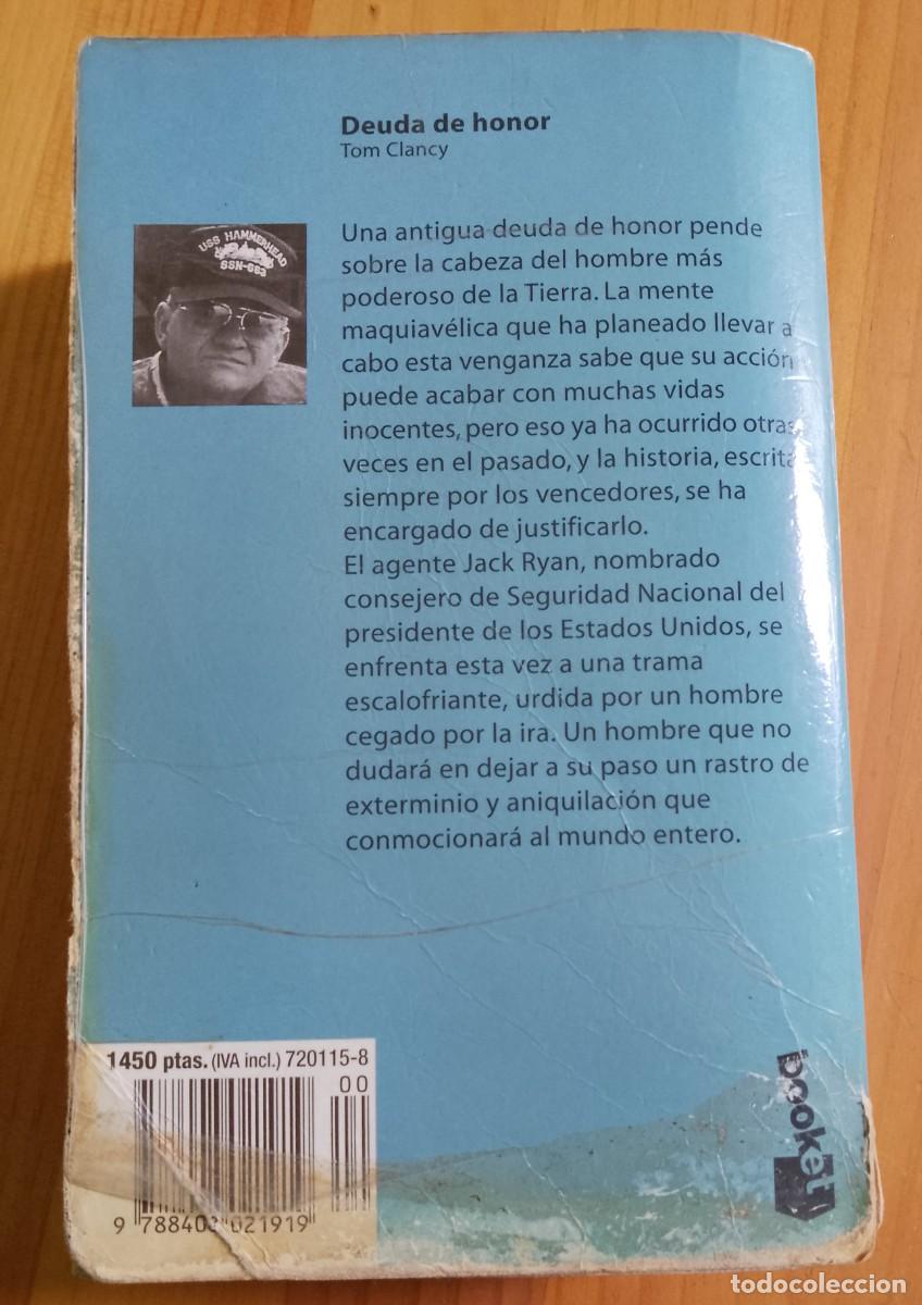Libros: DEUDA DE HONOR - TOM CLANCY - Foto 2