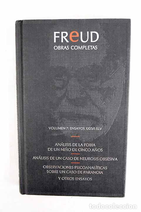 Libros: Obras completas, n&uacute;mero VII.- Freud, Sigmund