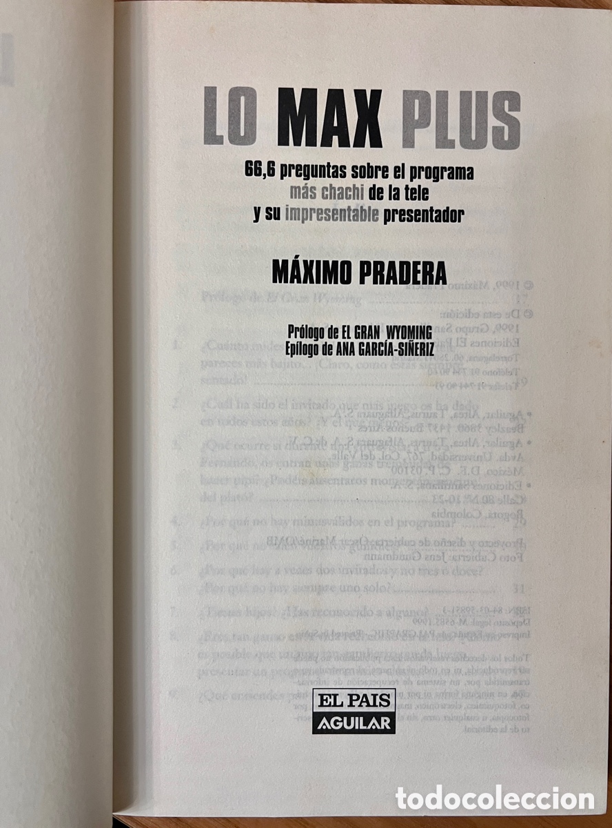 Libros: M&aacute;ximo Pradera. LO MAX PLUS - Foto 2