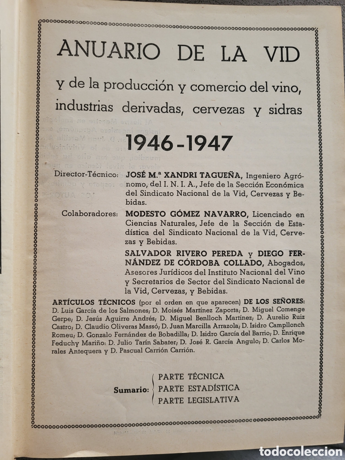 Libros: Anuario de la Vid y de la producci&oacute;n y comercio del vino. - Foto 3