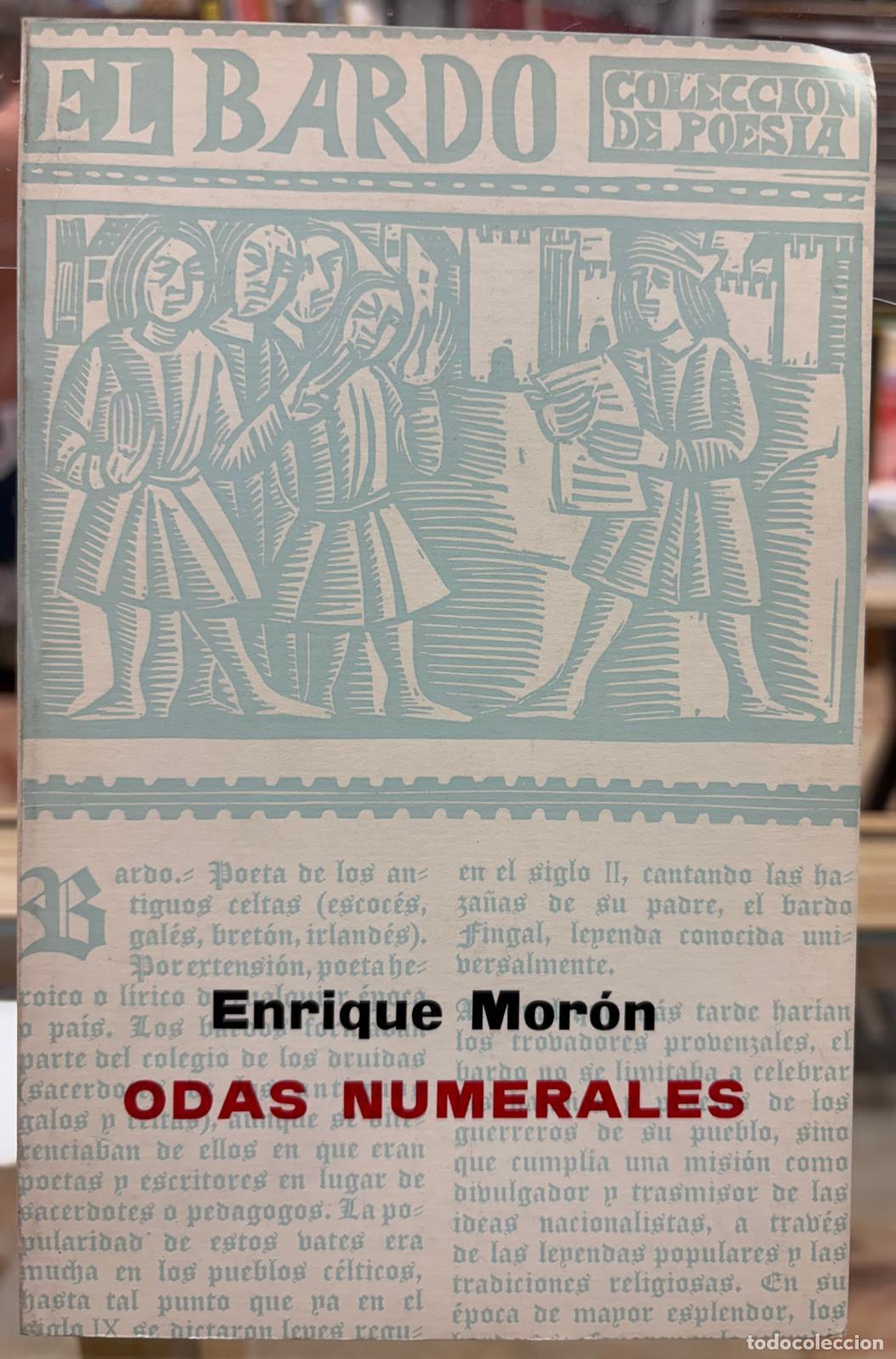 Libros: ODAS NUMERALES - MOR&Oacute;N, ENRIQUE - Foto 1