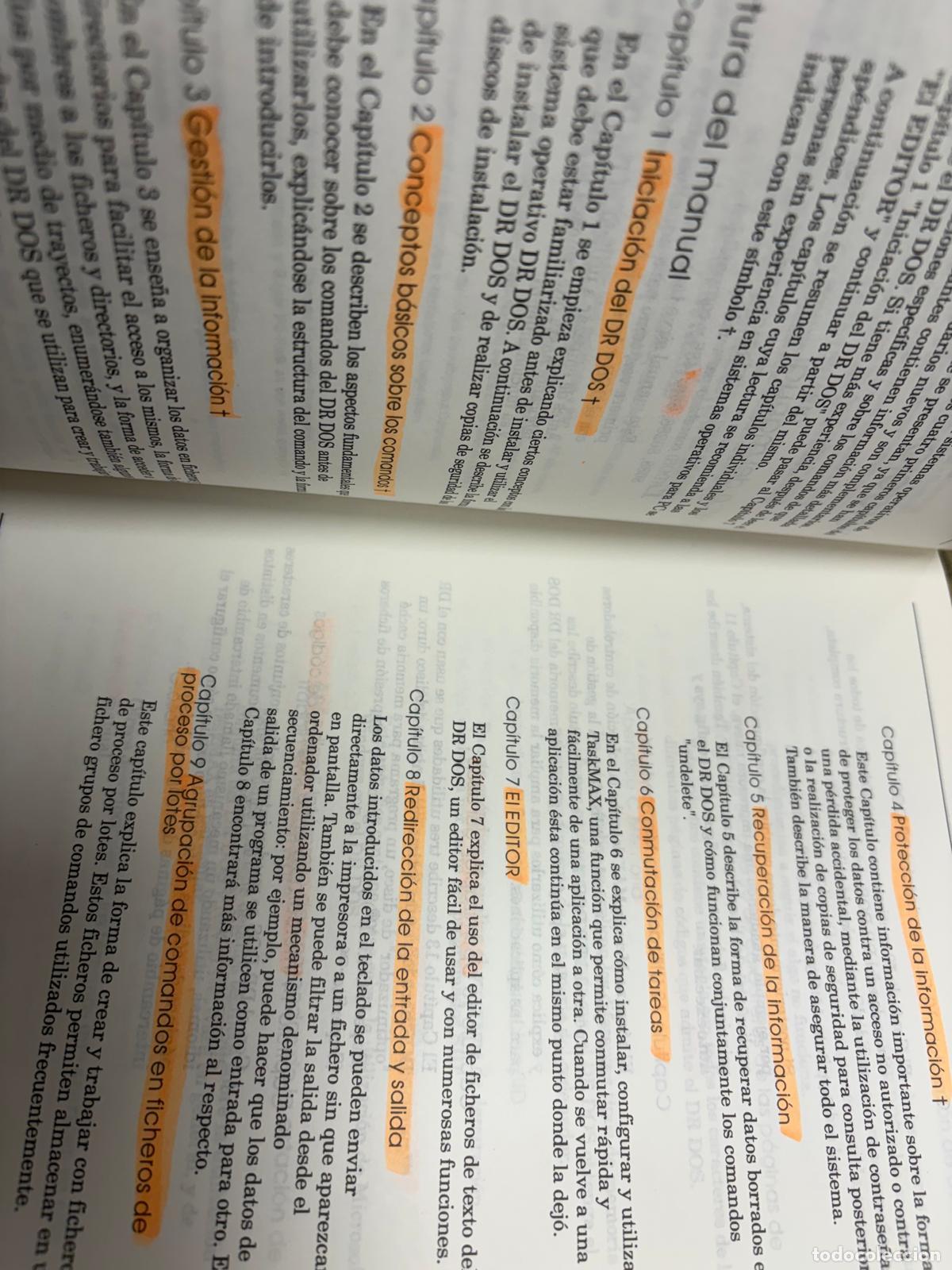 Libros: DR DOS 6.0 MANUAL DE USUARIO Y VIEWMAX - Digital Researchs - Foto 2