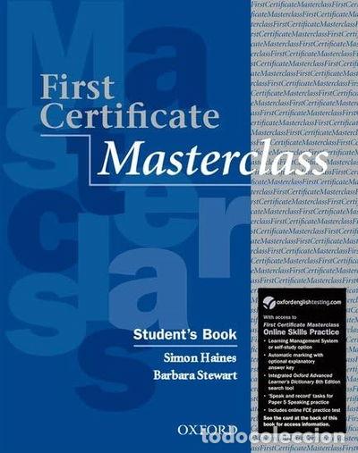 books: First Certificate Masterclass Student's Book with Online Skills Practice Pack- 9780194705097
