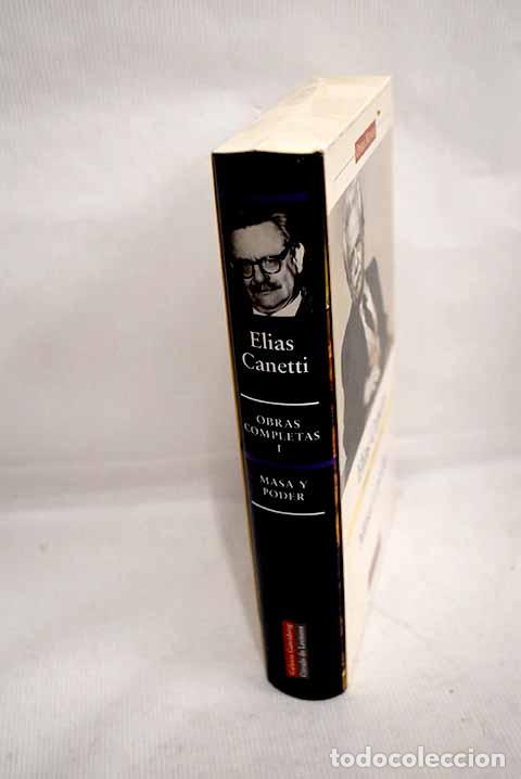 Libros: Obras completas, tomo I.- Canetti, Elias