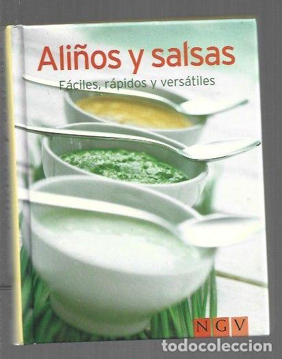 Libros: ALI&Ntilde;OS Y SALSAS. FACILES, RAPIDOS Y VERSATILES - VARIOS - Foto 1