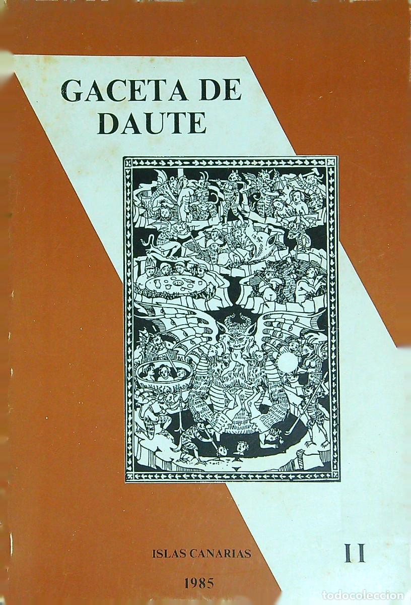 Libros: GACETA DE DAUTE II - 1985 - CANARIAS - Foto 1