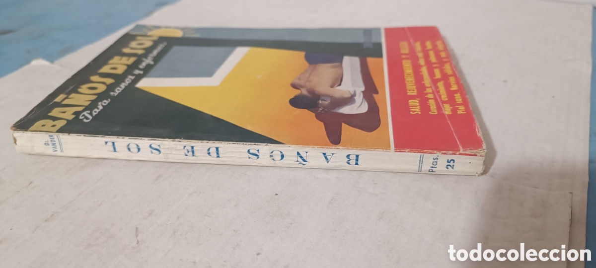 Libros: Libro Ba&ntilde;os de Sol .DR.A.Vauder ,4 edici&oacute;n a&ntilde;o 1950 - Foto 3