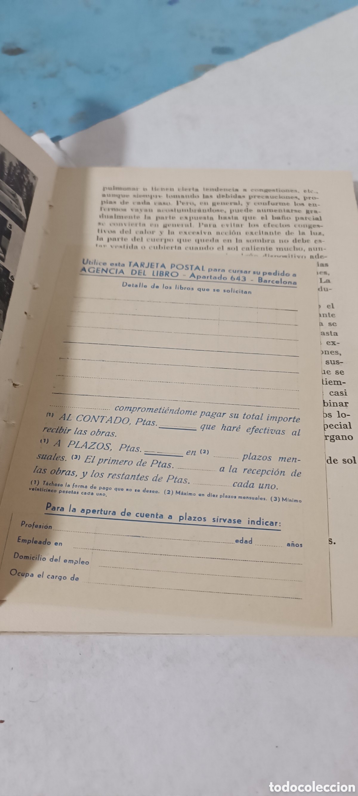 Libros: Libro Ba&ntilde;os de Sol .DR.A.Vauder ,4 edici&oacute;n a&ntilde;o 1950 - Foto 5