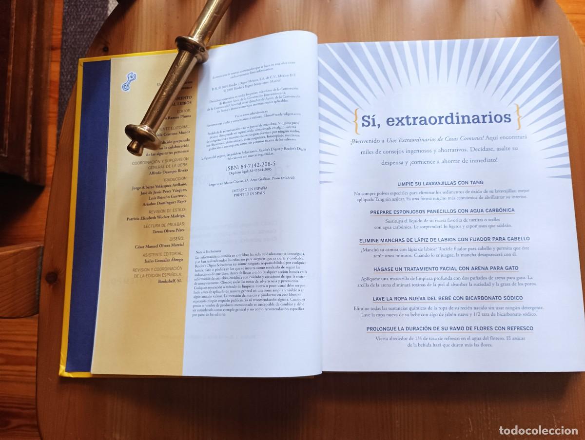 Libros: USOS EXTRAORDINAROS DE COSAS COMUNES - READER&acute;S DIGEST - Foto 5