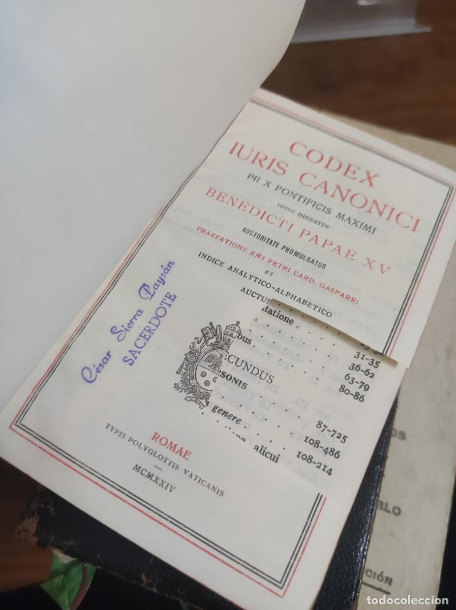 Libros: Codex Iuris Canonici (1924/1926) Pii X / Benedicti XV - Foto 2