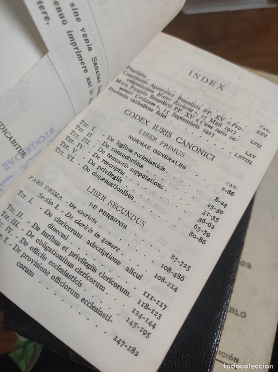 Libros: Codex Iuris Canonici (1924/1926) Pii X / Benedicti XV - Foto 3