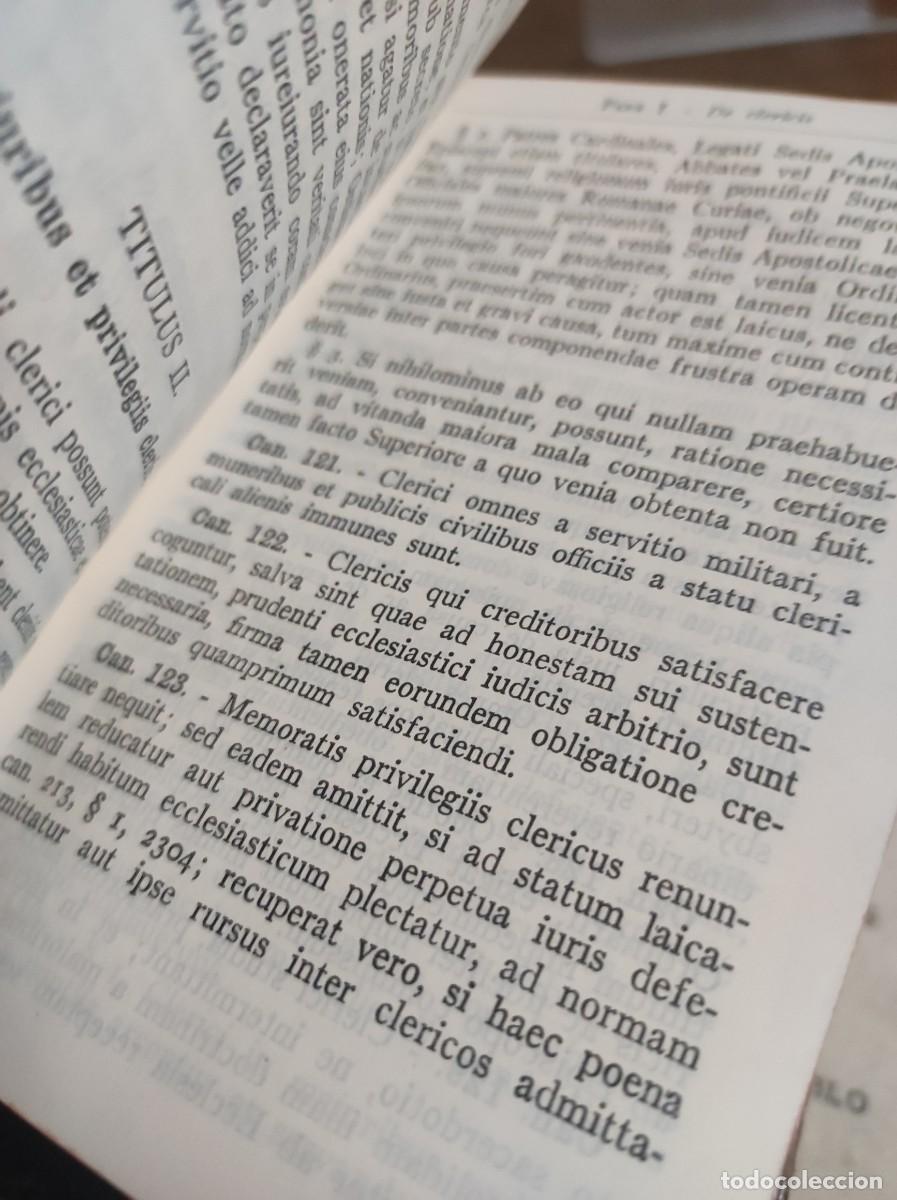 Libros: Codex Iuris Canonici (1924/1926) Pii X / Benedicti XV - Foto 6