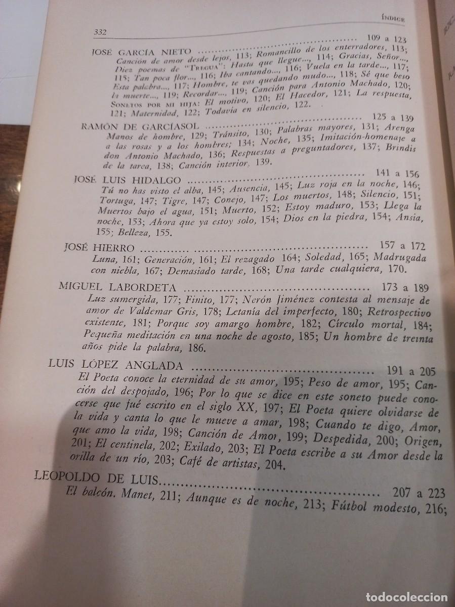 Libros: MILL&Aacute;N, Rafael - Veinte poetas espa&ntilde;oles - Foto 3