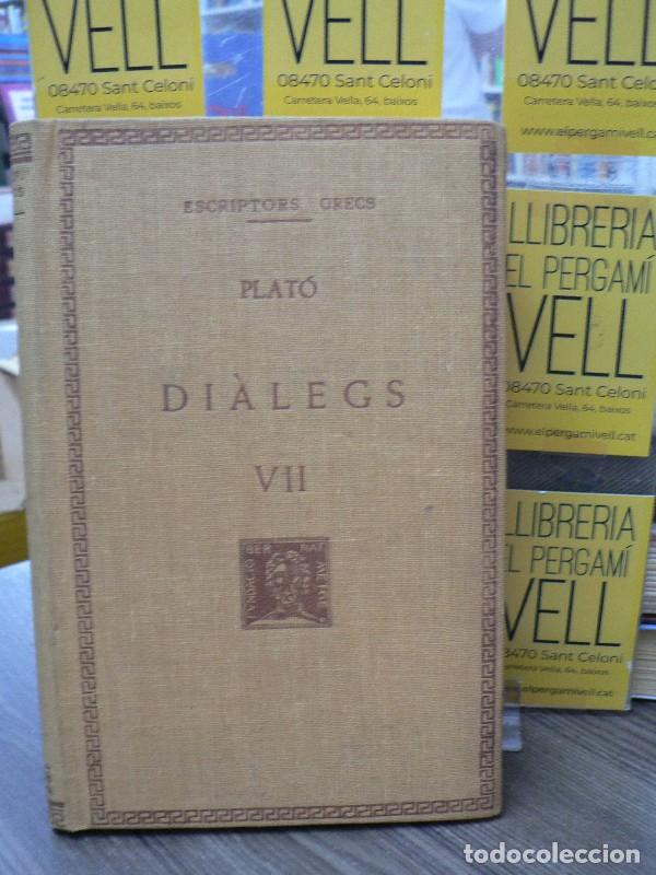 Libros: Di&agrave;legs VII: Fed&oacute; - Plat&oacute;n - Fundaci&oacute; Bernat Metge - Barcelona 1962