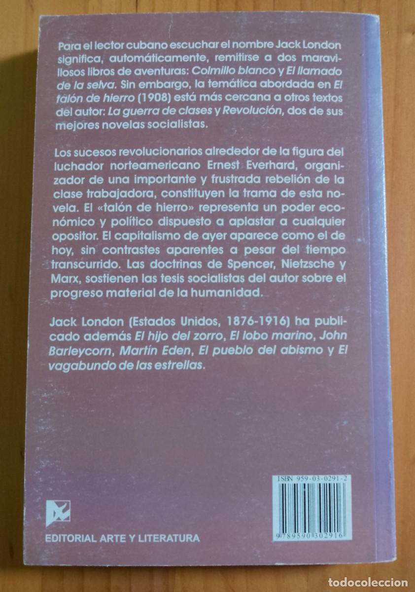 Libros: EL TAL&Oacute;N DE HIERRO - JACK LONDON - Foto 2