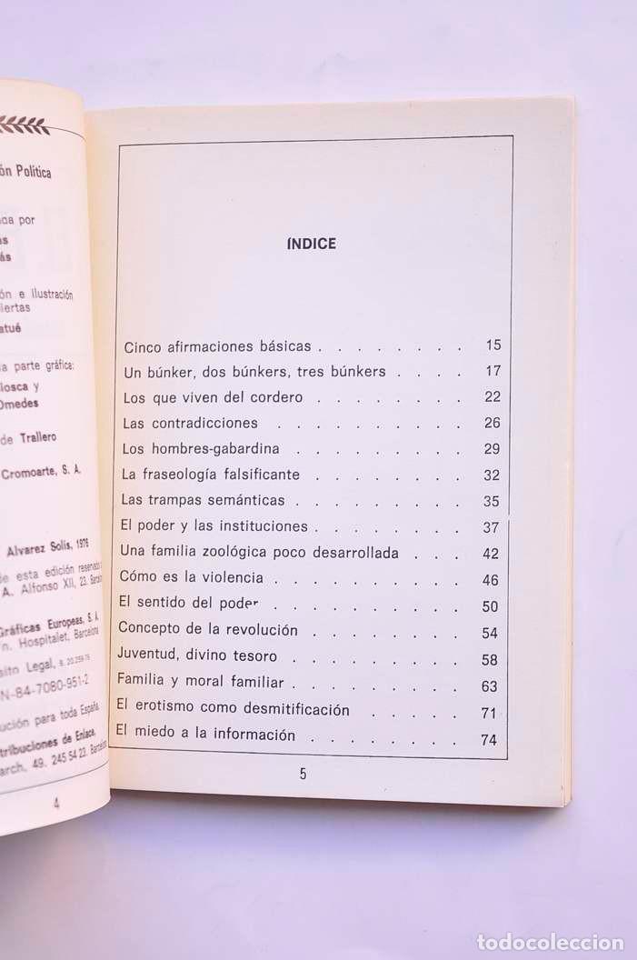 Libros: Qu&eacute; es el bunker - &Aacute;LVAREZ SOL&Iacute;S, Antonio - Foto 3
