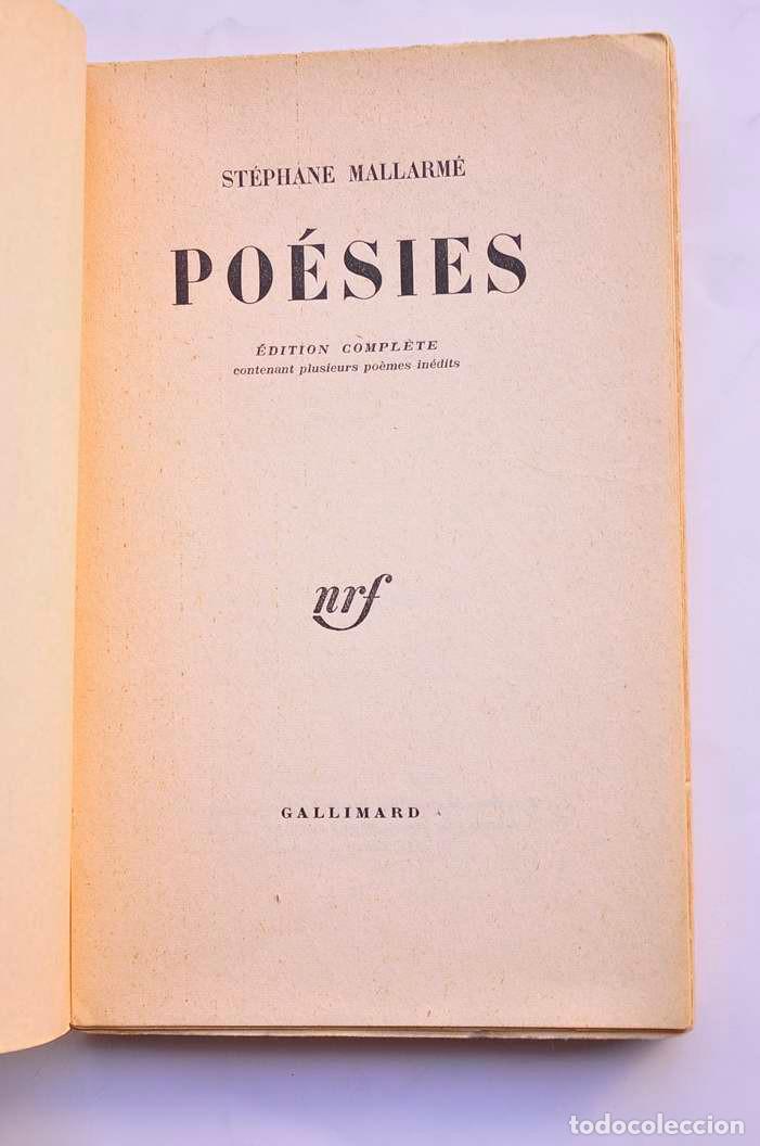 Libros: St&eacute;phane Mallarm&eacute;. Po&eacute;sies - MALLARM&Eacute;, St&eacute;phane - Foto 2