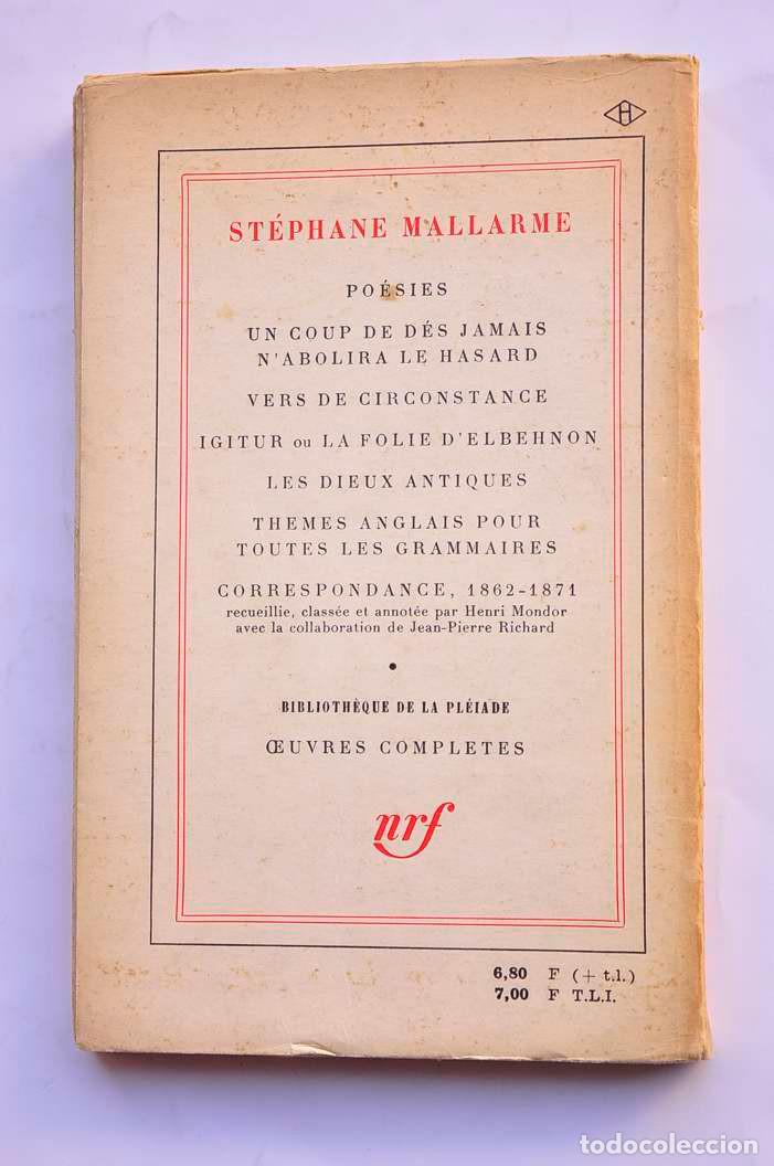 Libros: St&eacute;phane Mallarm&eacute;. Po&eacute;sies - MALLARM&Eacute;, St&eacute;phane - Foto 4