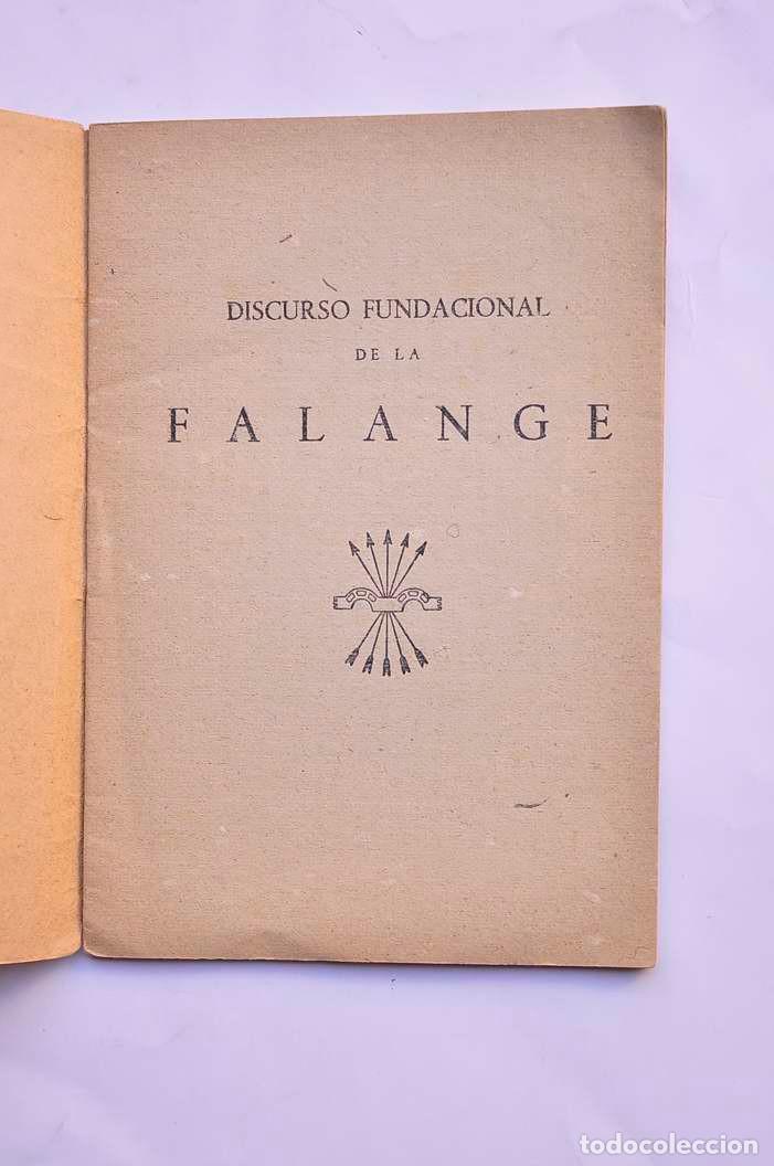 Libros: Discurso fundacional de la Falange - PRIMO DE RIVERA, Jos&eacute; Antonio - Foto 2