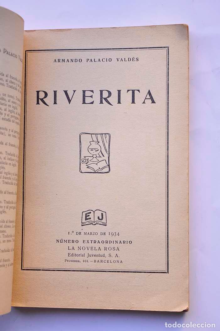 Libros: Riverita - PALACIO VALD&Eacute;S, Armando - Foto 2