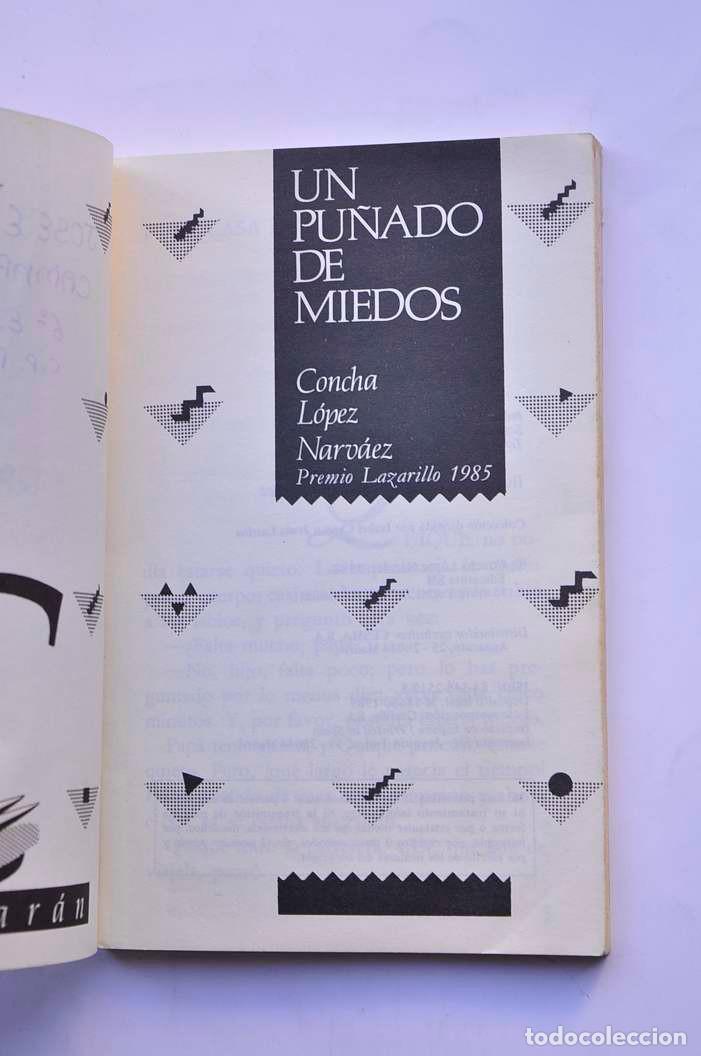 Libros: Un pu&ntilde;ado de miedos - L&Oacute;PEZ NARV&Aacute;EZ, Concha - Foto 2