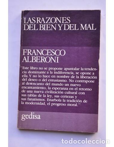 Libros: Las razones del bien y del mal - ALBERONI, Francesco - Foto 1
