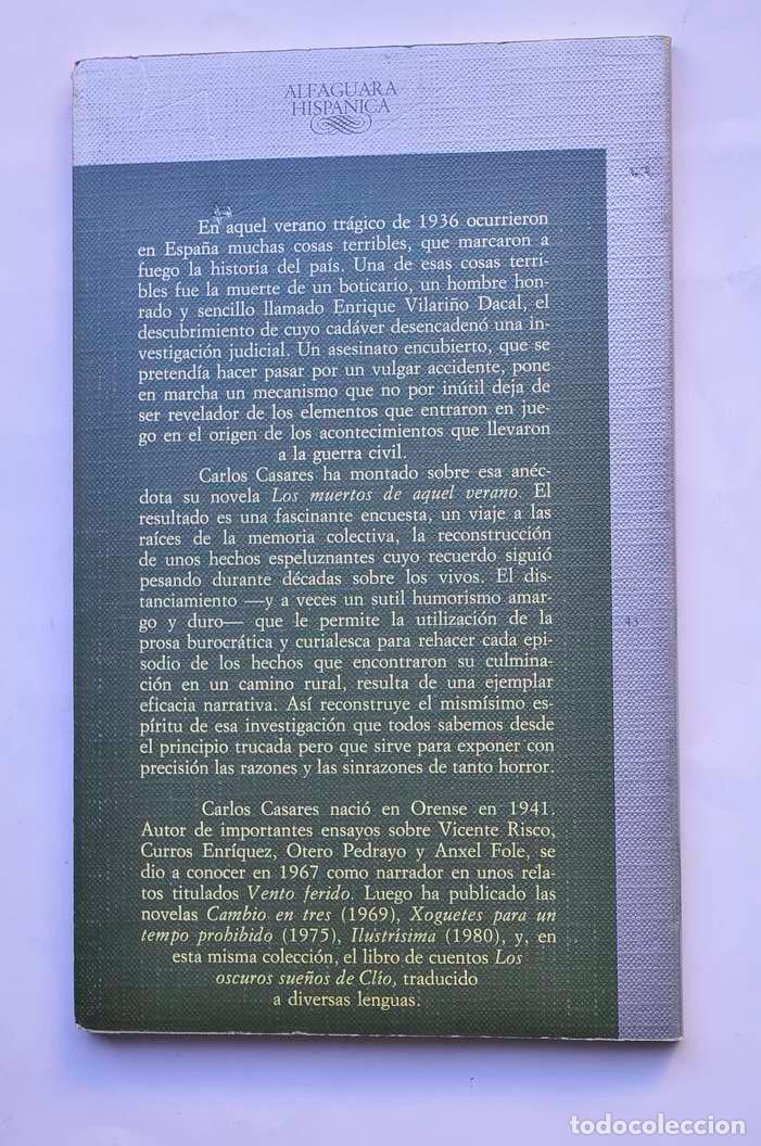 Libros: Los muertos de aquel verano - CASARES, Carlos - Foto 3