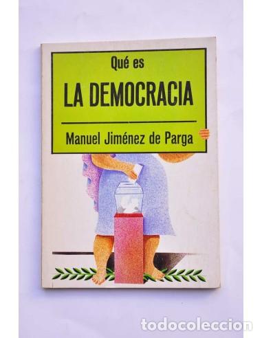 Libros: Qu&eacute; es la democracia - JIM&Eacute;NEZ DE PARGA, Manuel - Foto 1