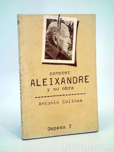 Libros: Conocer Vicente Aleixandre y su obra- 9788472353176