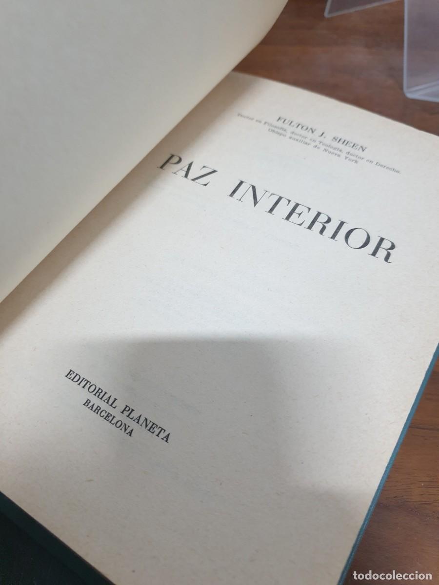 Libros: Paz Interior Fulton J. Sheen Editorial Planeta - Foto 2