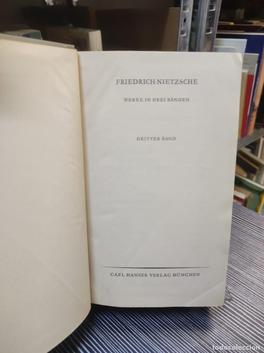 Libros: Obras (Tomo III) Friedrich Nietzsche - Foto 5